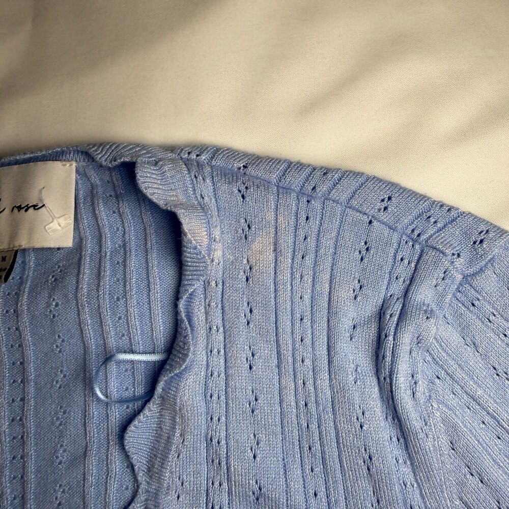 Pink Rose Blue open front cardigan